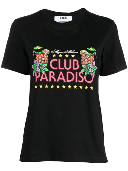 Graphic-Print Cotton T-Shirt