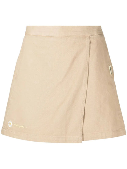 Logo-Embroidered Wrap Shorts
