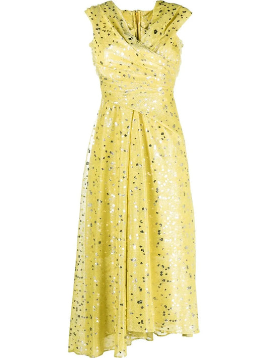 Off-Shoulder Midi Dress