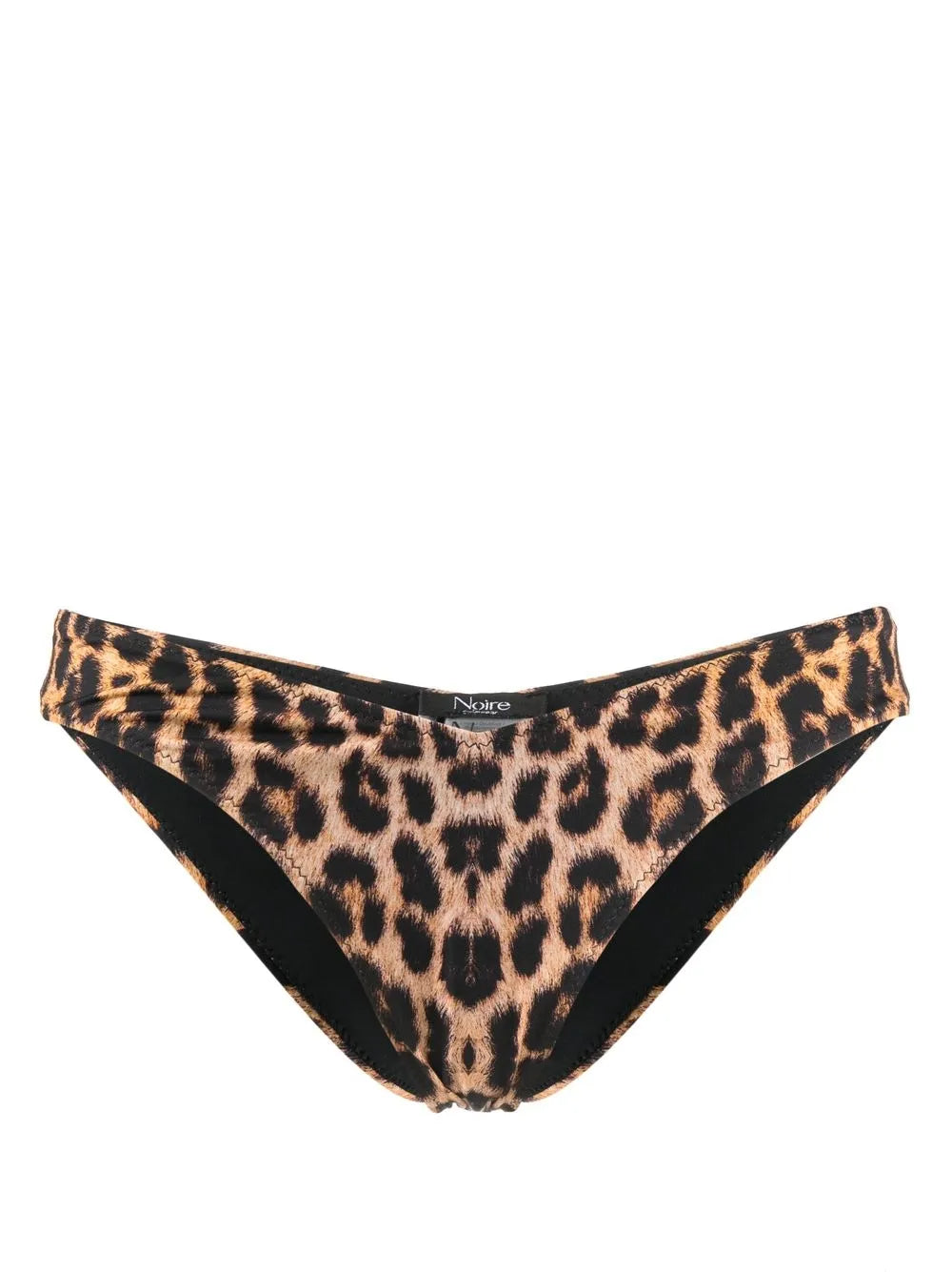 Leopard-Print Bikini Bottoms