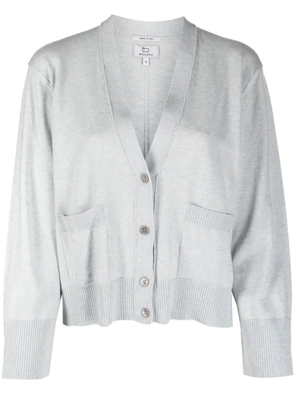 Button-Fastening Cardigan