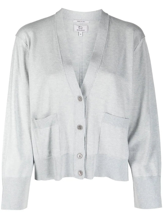 Button-Fastening Cardigan