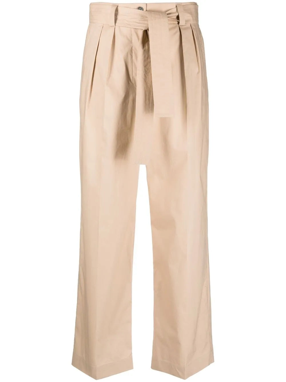Lace-Up Wide-Leg Trousers