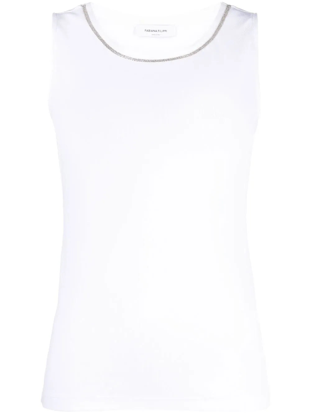 Ball-Chain Trim Tank Top
