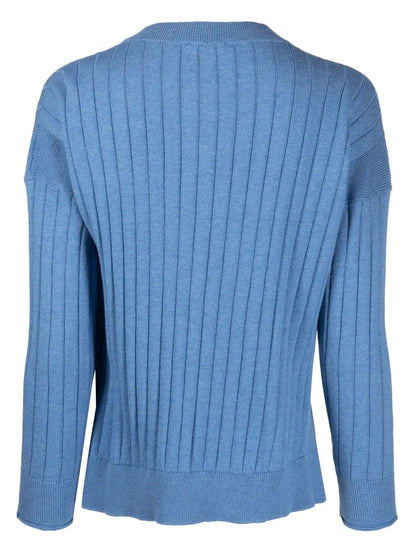 Cotton Ribbed Cardigan