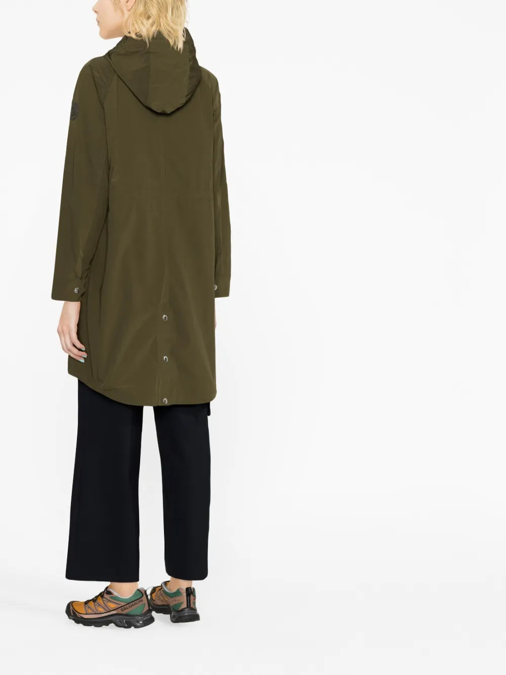 Hooded Mid-Length Coat