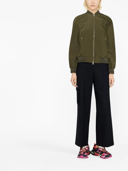 Summer Zip-Up Bomber Jacket