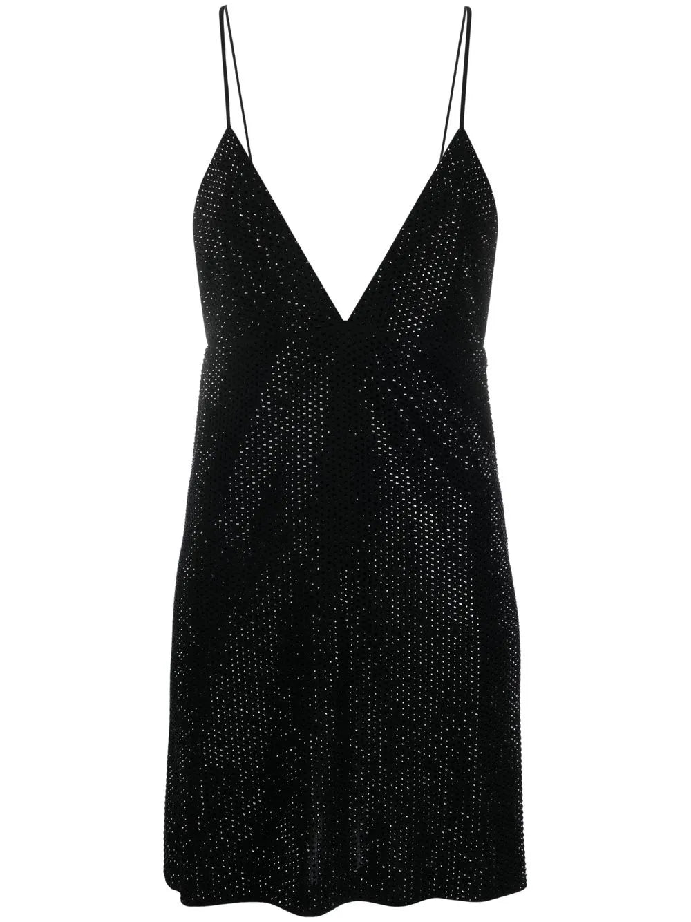 Crystal-Embellished Mini Dress