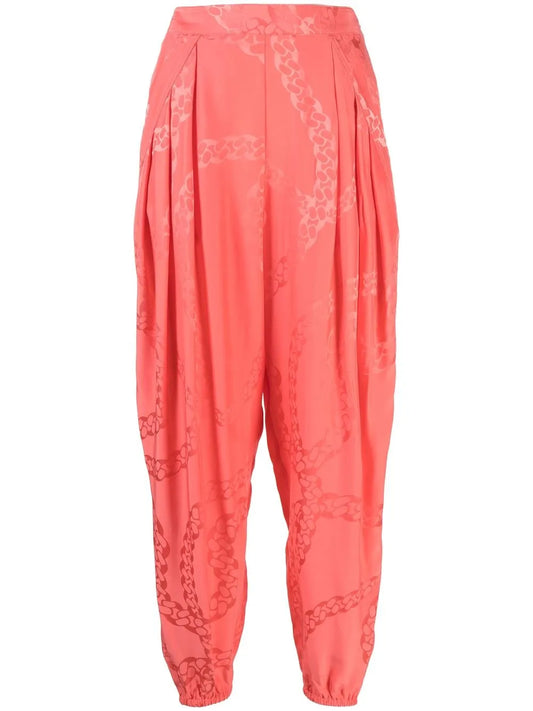 Pleated Tapered Trousers