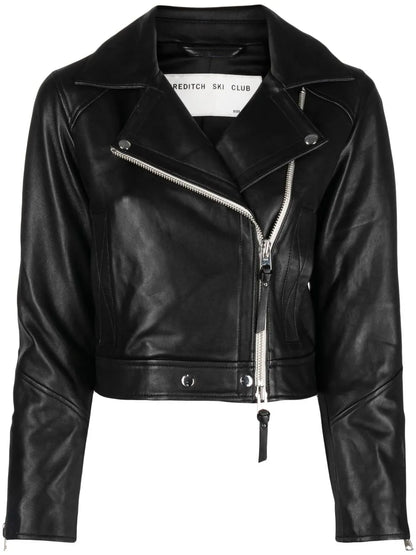 Vyner Cropped Biker Jacket