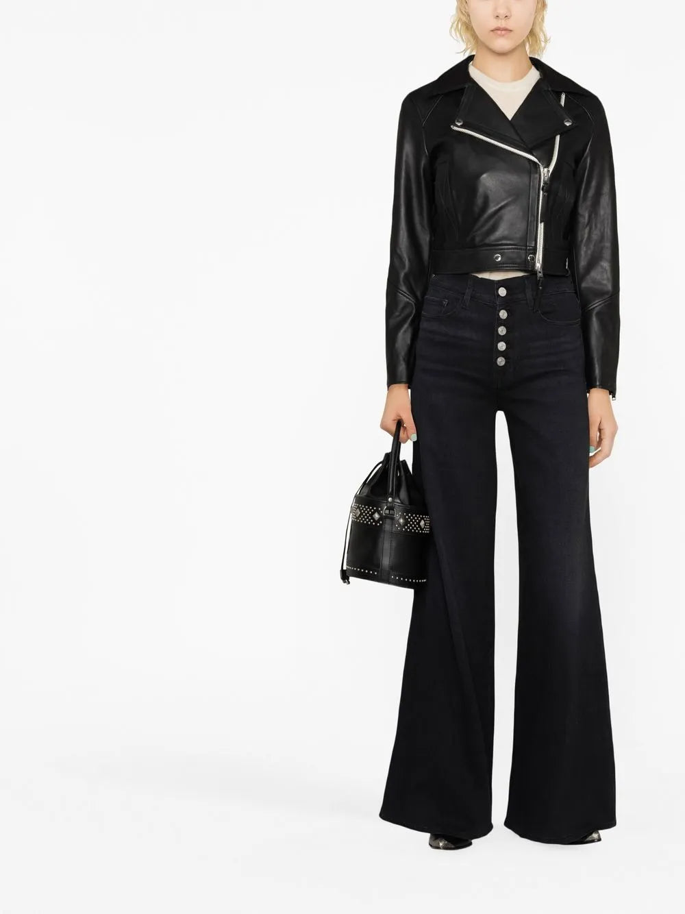 Vyner Cropped Biker Jacket