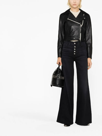 Vyner Cropped Biker Jacket