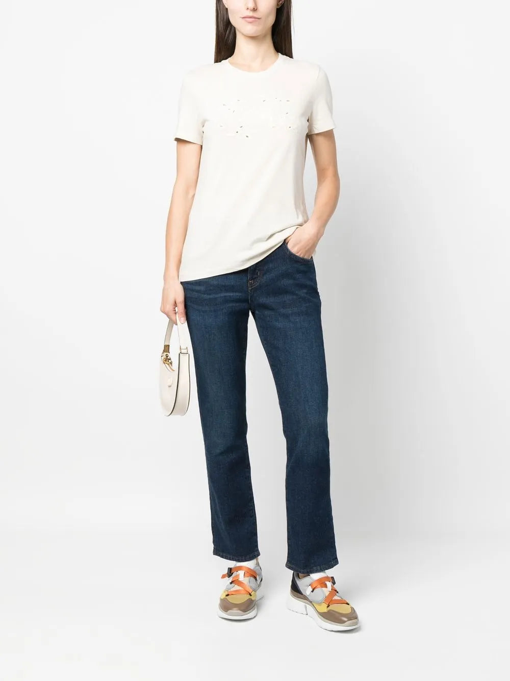 Straight-Leg Denim Jeans