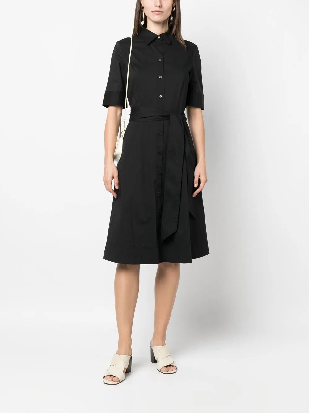 Short-Sleeved Shirt Dress