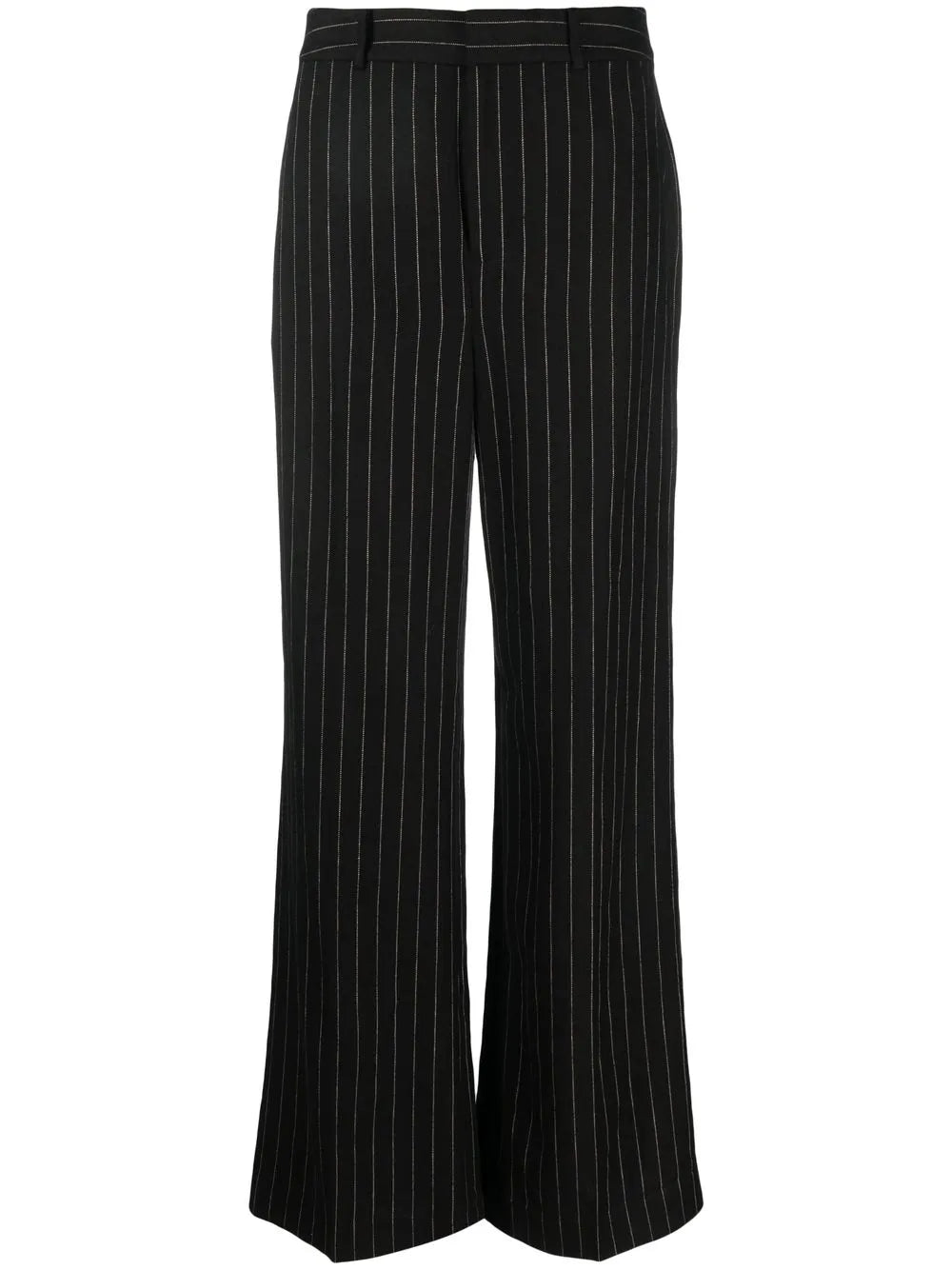 Kaitlen Pinstriped Wide-Leg Trousers