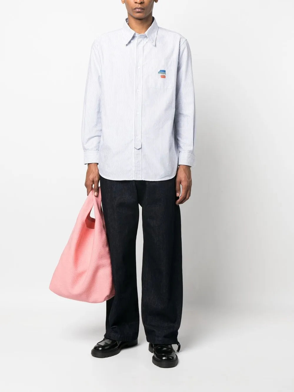 High-Rise Tapered Jeans