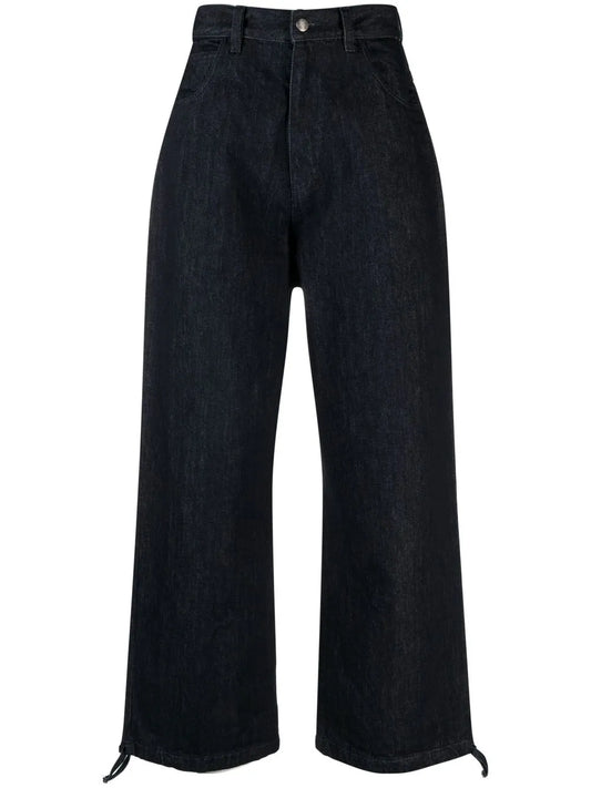 High-Rise Tapered Jeans