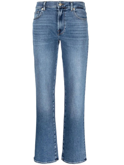 Ellie Straight-Leg Mid-Rise Jeans