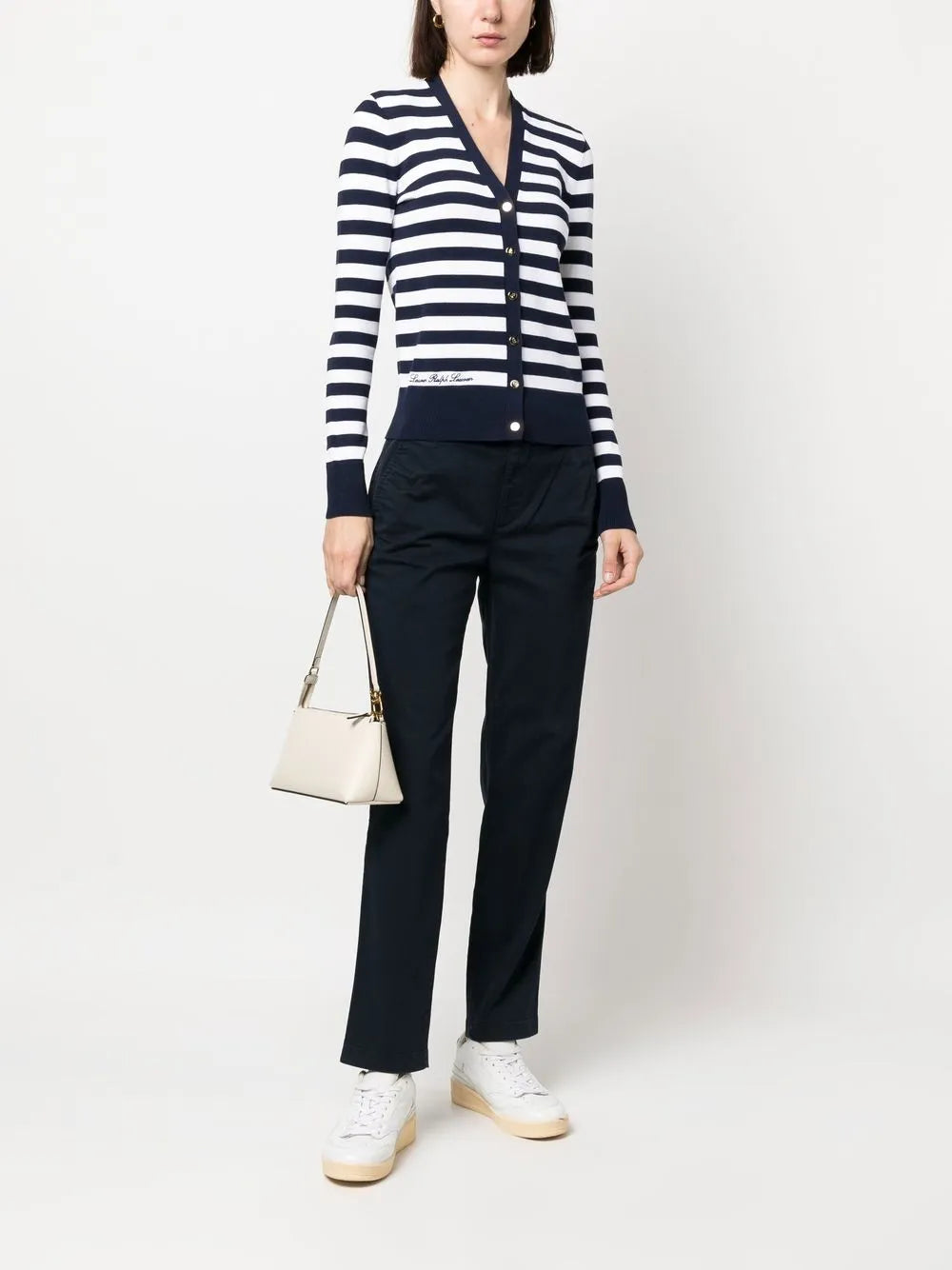 Slim-Fit Cotton Trousers