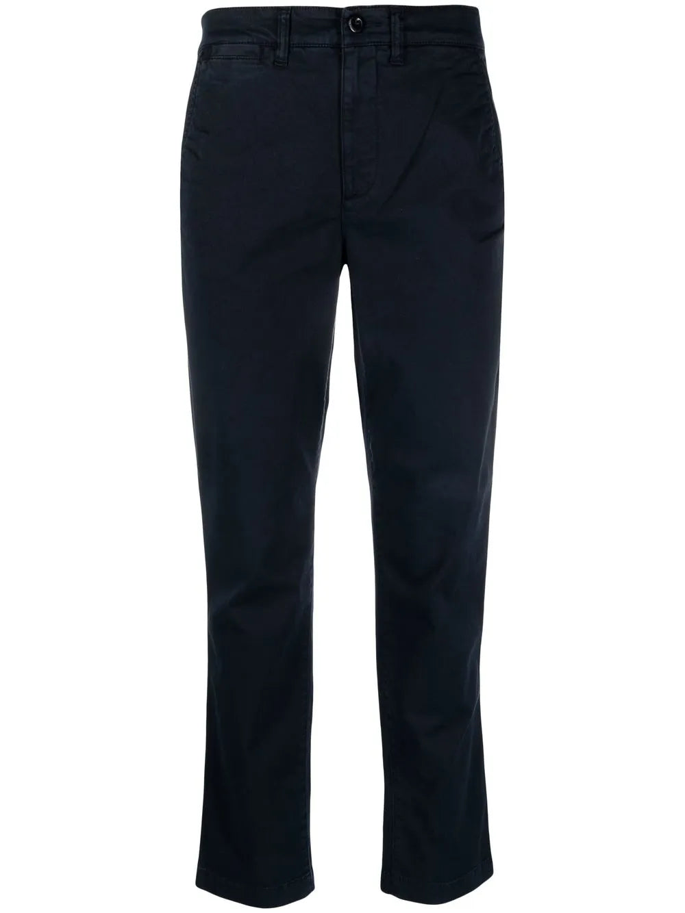 Slim-Fit Cotton Trousers