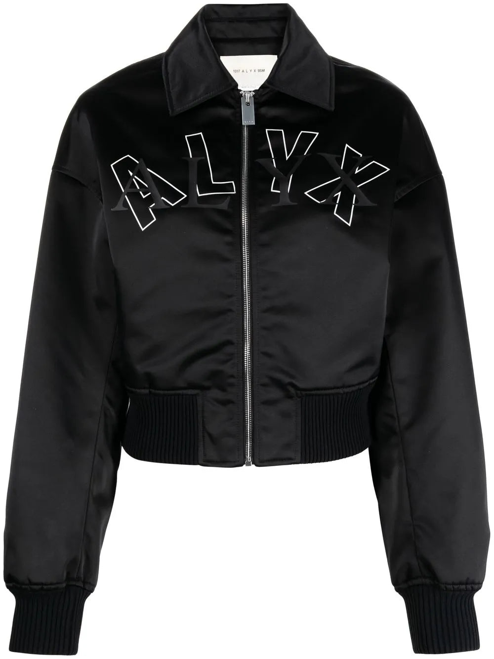 Embroidered Logo Bomber Jacket