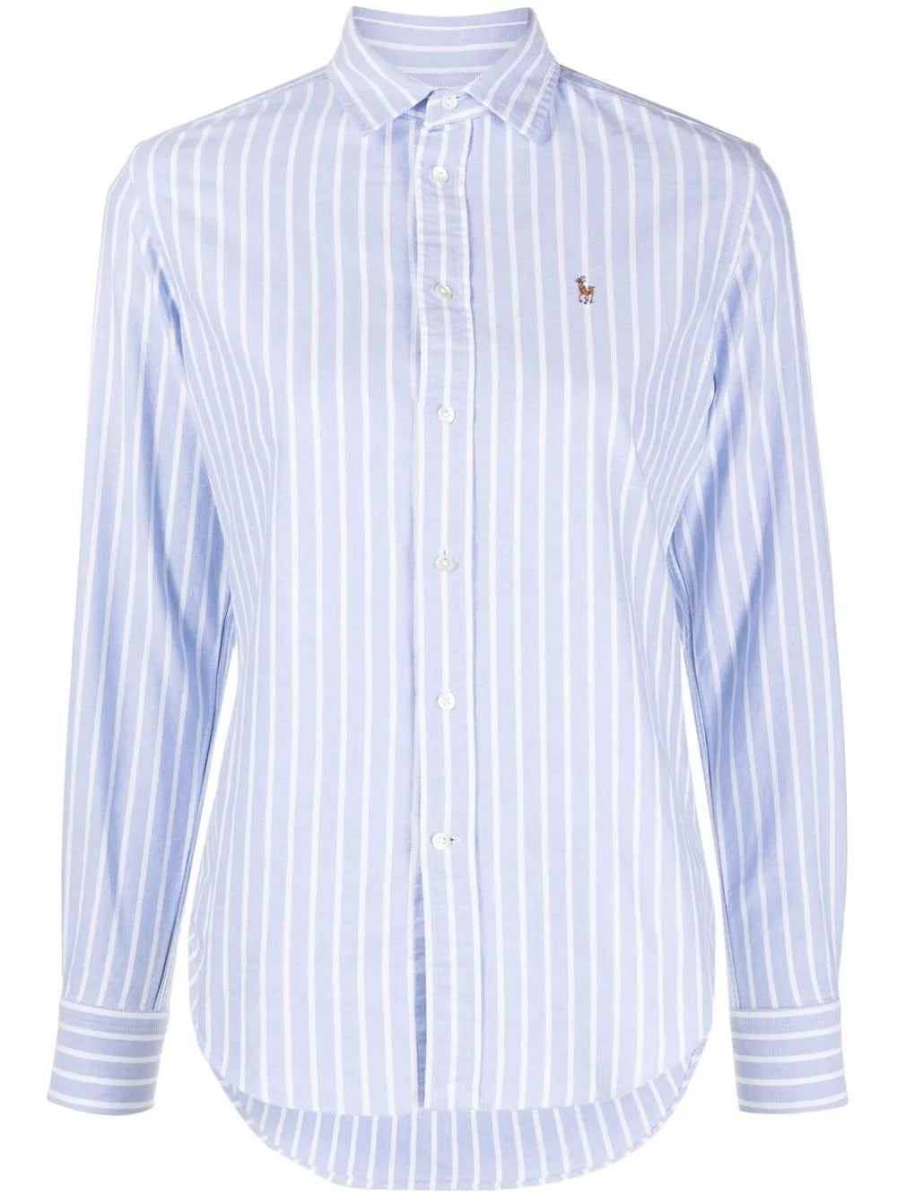 Polo Pony Motif Striped Shirt