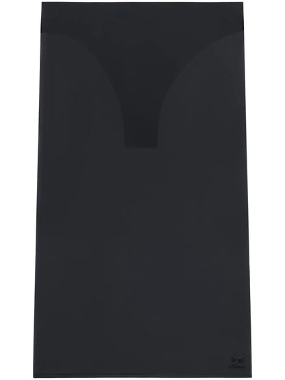 Sheer Tube Midi Skirt