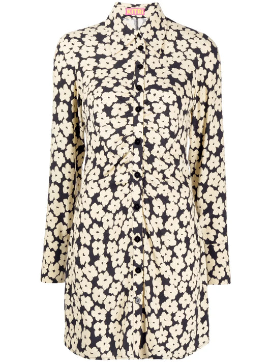 Brooke Floral-Print Dress