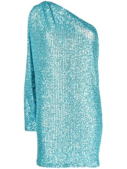 Igor Sequin-Embellished Asymmetrical Dress