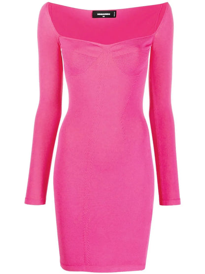 Long-Sleeved Mini Dress