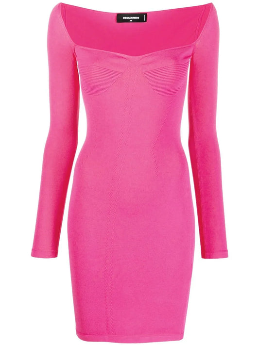 Long-Sleeved Mini Dress