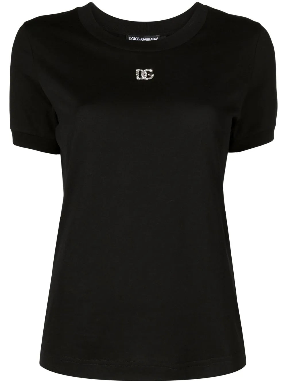 Crystal-Embellished Round-Neck T-Shirt