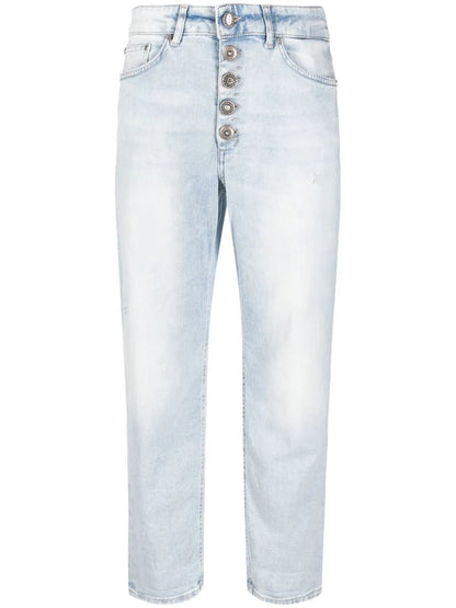 Mid-Rise Cropped Jeans