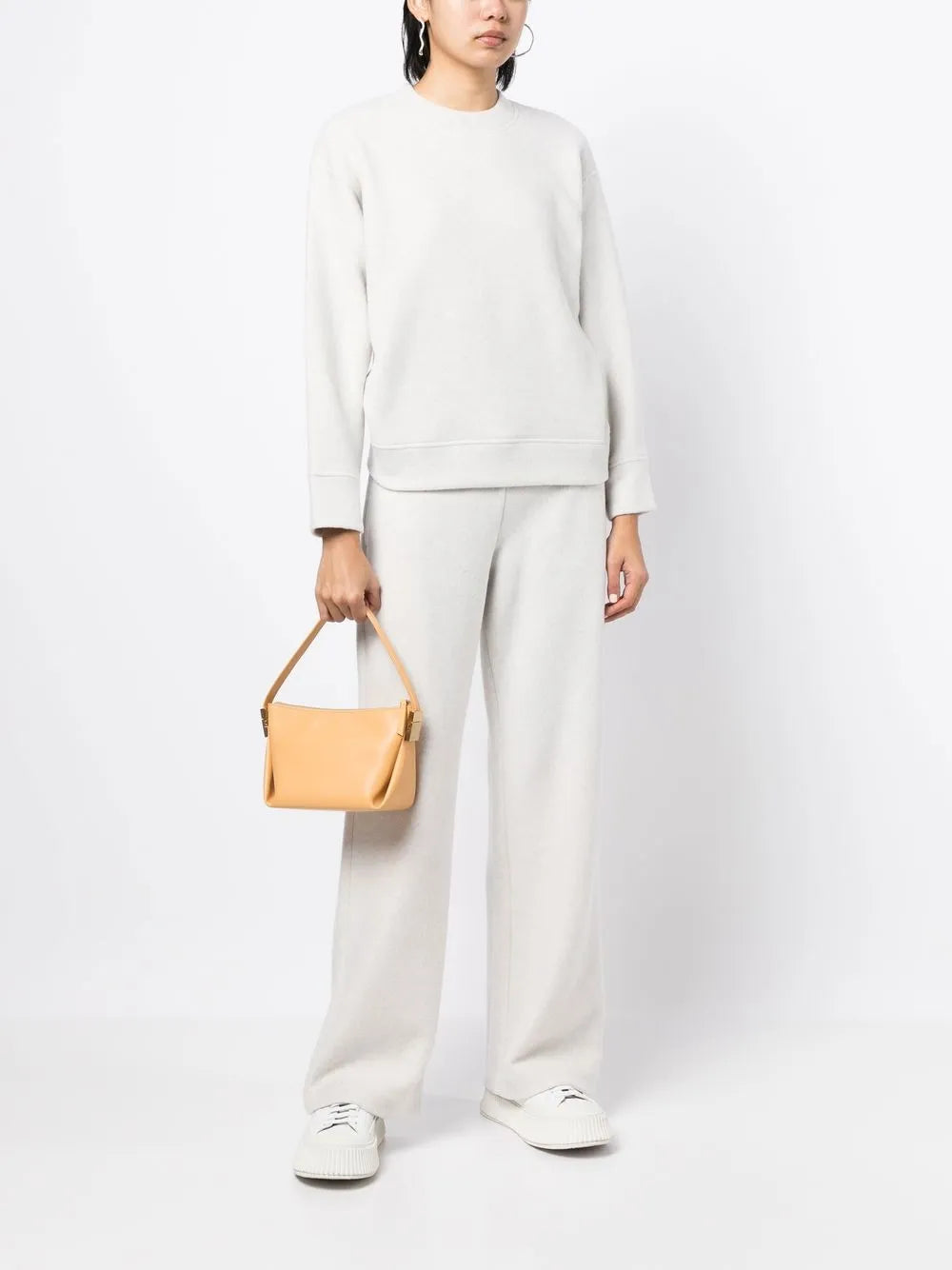 High-Waisted Wide-Leg Trousers