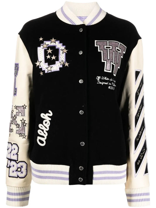 Bling Patches Varsity Jacket