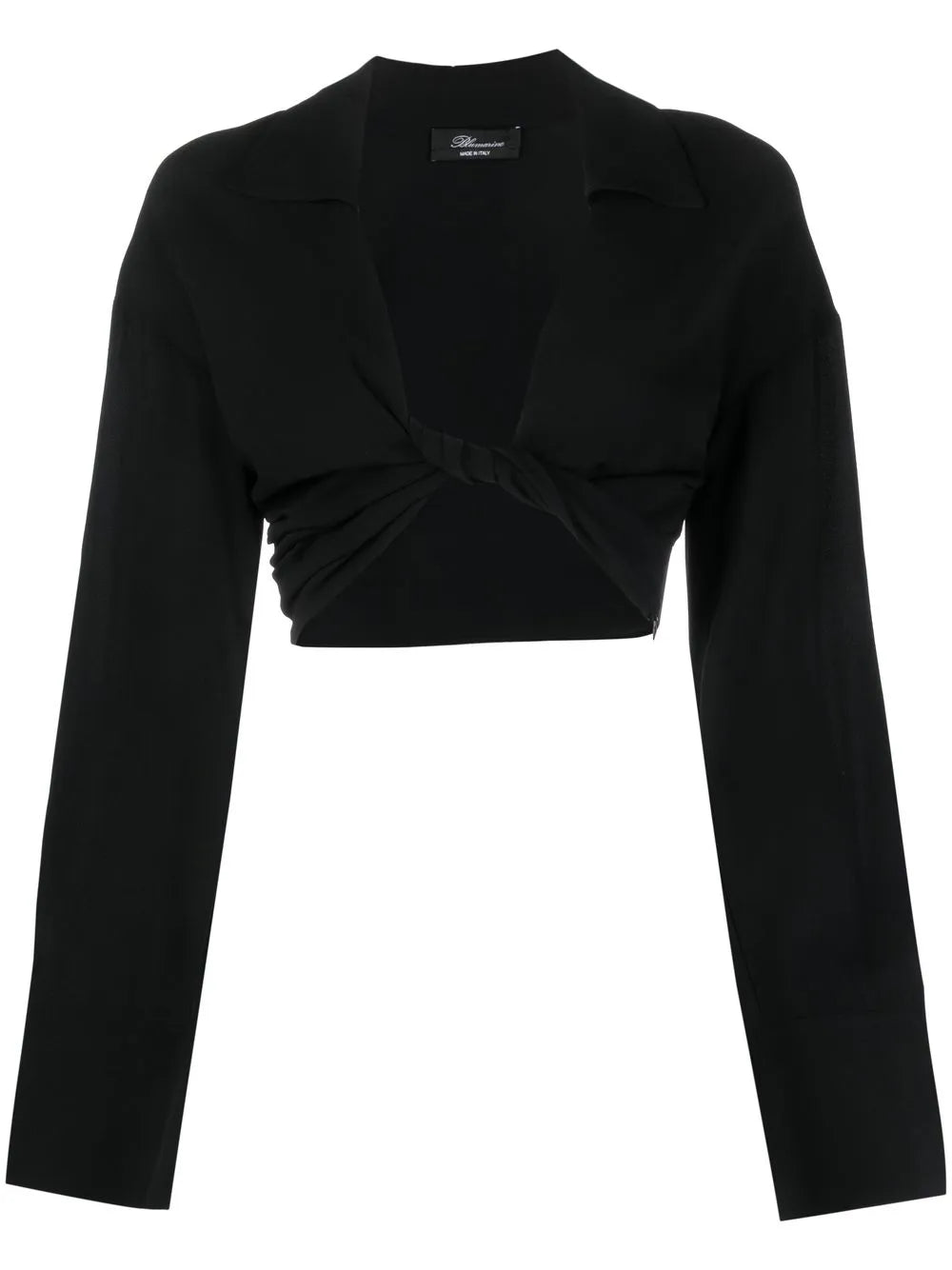 Twist-Detail Cropped Top
