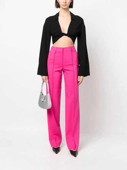Twist-Detail Cropped Top