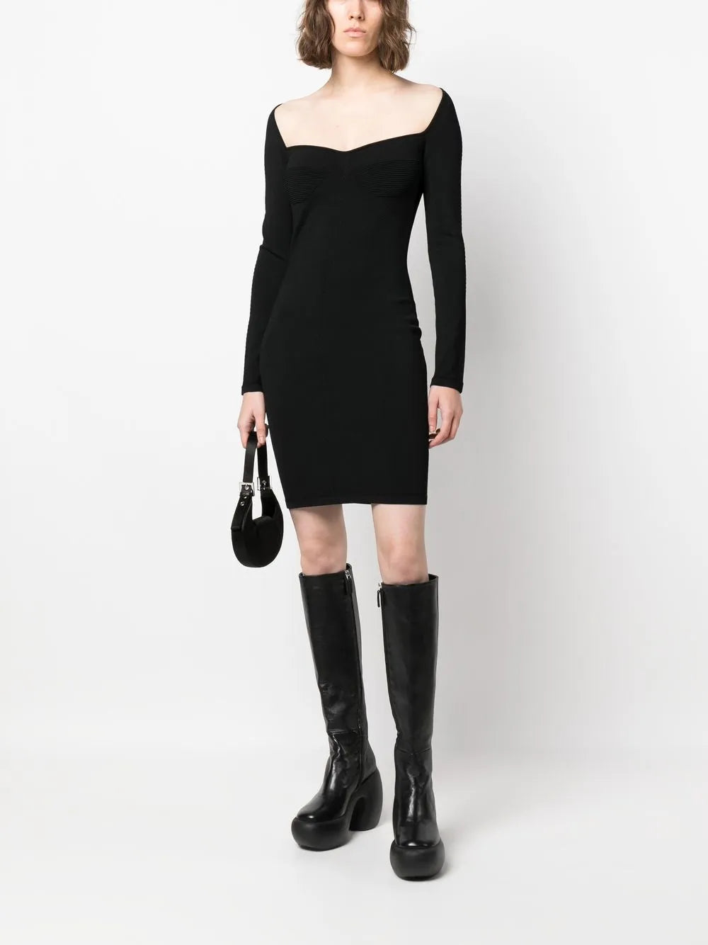 Long-Sleeved Mini Dress