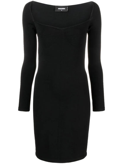 Long-Sleeved Mini Dress