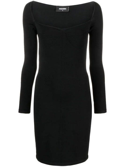 Long-Sleeved Mini Dress