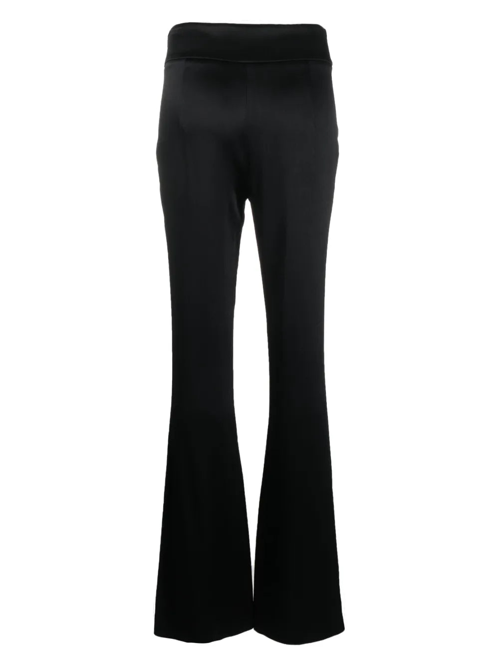 High-Waisted Flared Trousers