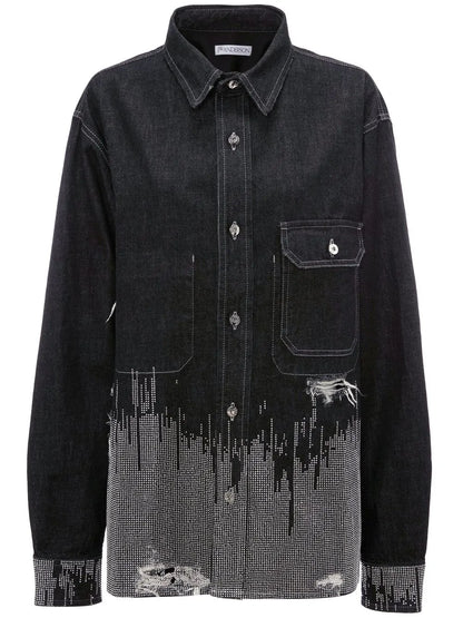 Studded Denim Shirt