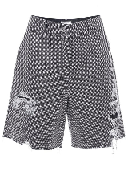 Studded Cotton Shorts