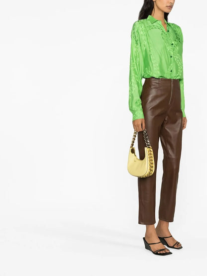 Chain-Link Print Long-Sleeve Shirt