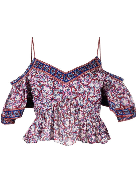 Garuva Floral-Print Blouse