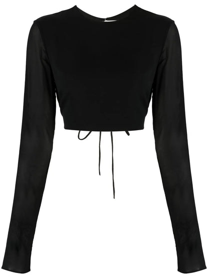 Waist Tie-Fastening Top