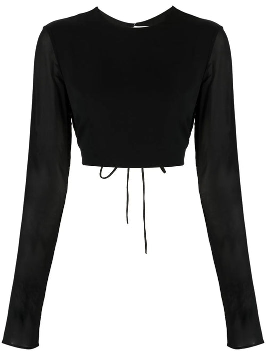 Waist Tie-Fastening Top