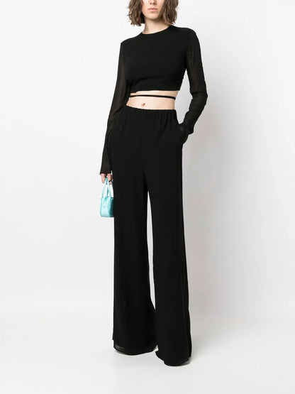 Waist Tie-Fastening Top