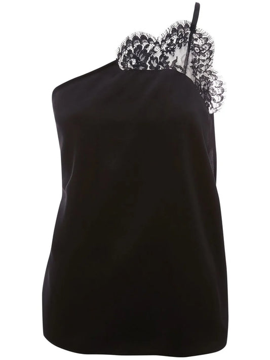 One Shoulder Lace Blouse