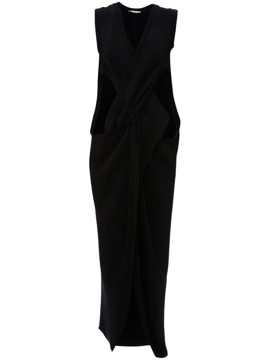 Twist-Front Maxi Dress